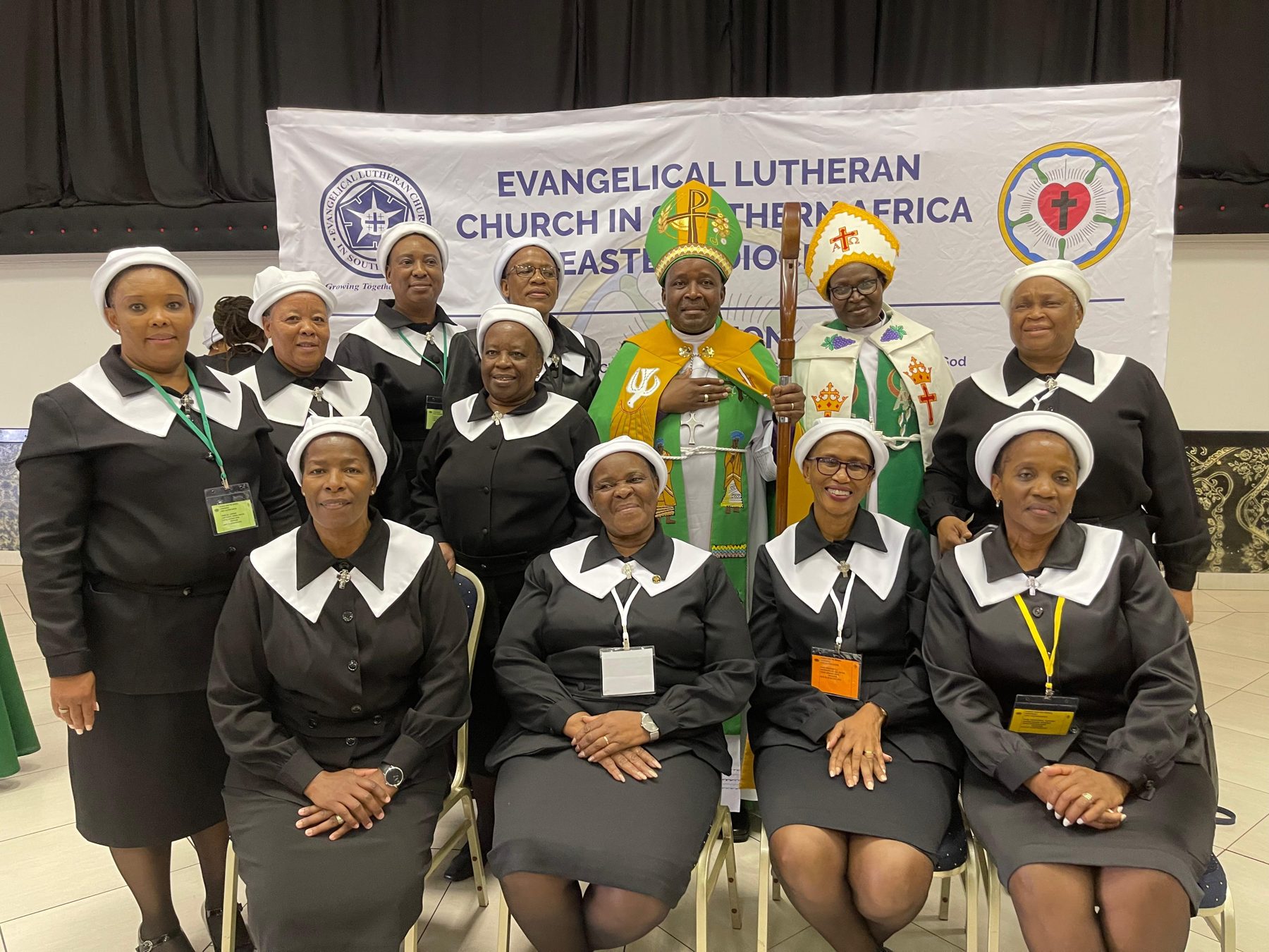 The Churchwide PWL Committee 2018–2024 with Presiding Bishop N.M. Myaka and Northern Diocese Bishop N. Sikhwari